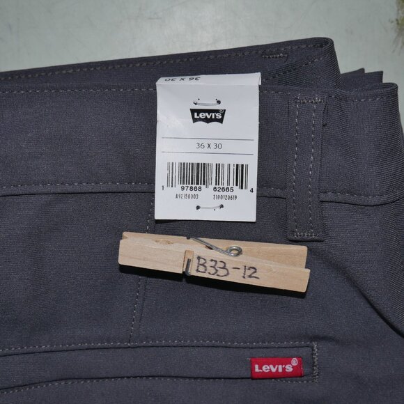 Levi's XX Chino Standard Tech Men's Pants 36x30 Performance Stretch Gray - Picture 5 of 12